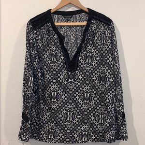 Lucky Brand Women’s Long Sleeve Blouse